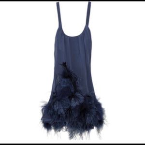 Foley + Corinna mini feather dress